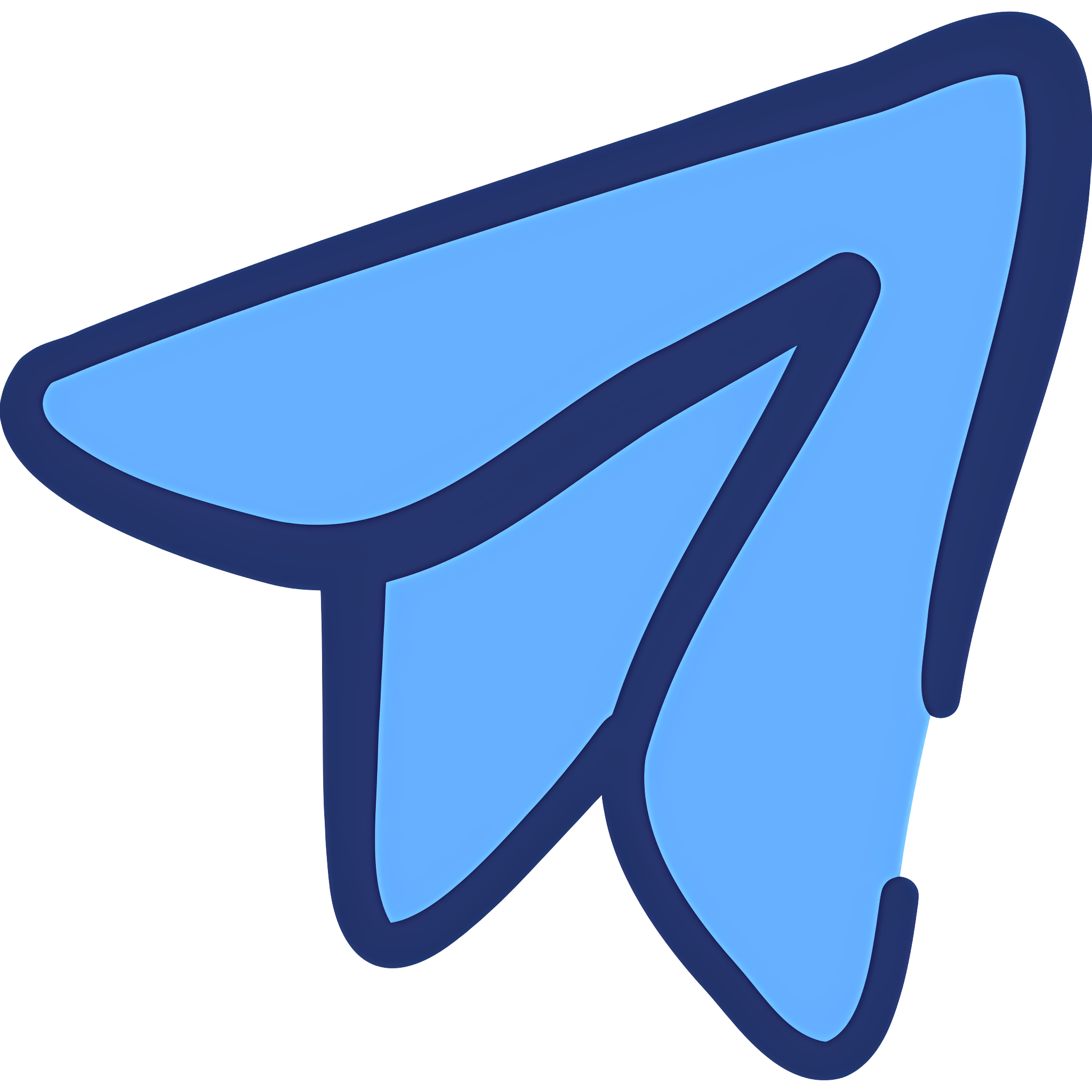 Blue paper airplane with "tweet" falling. Effective design Clipart